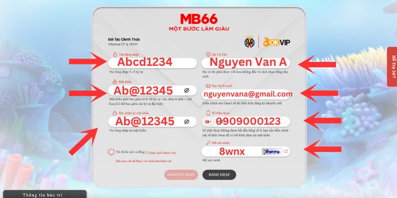 Hướng dẫn đăng ký MB66 chi tiết